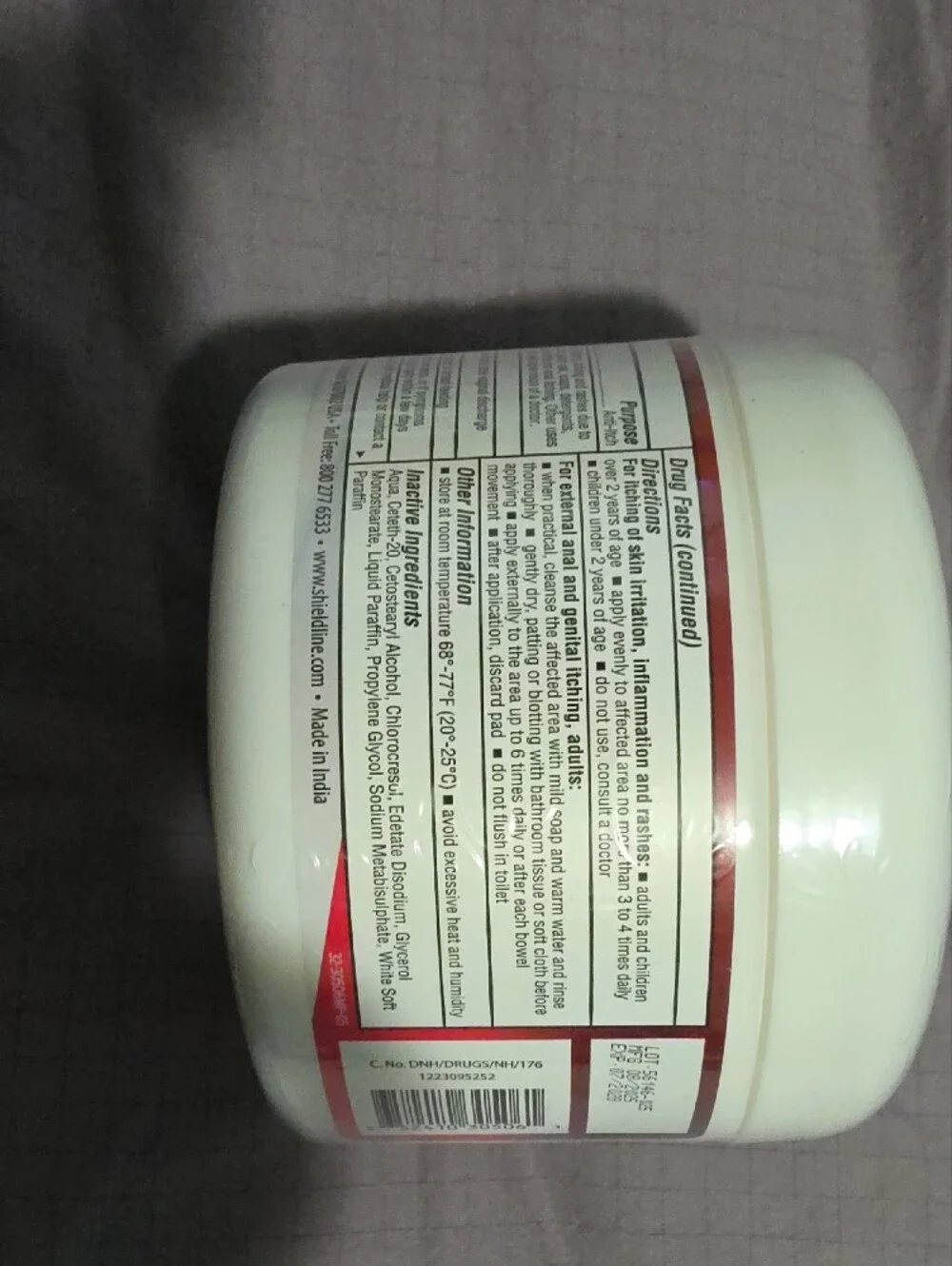 N/A hydrocortisone cream